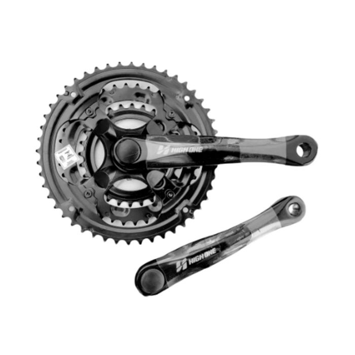 Pedivela Triplo MTB High One 170 mm 28/38/48