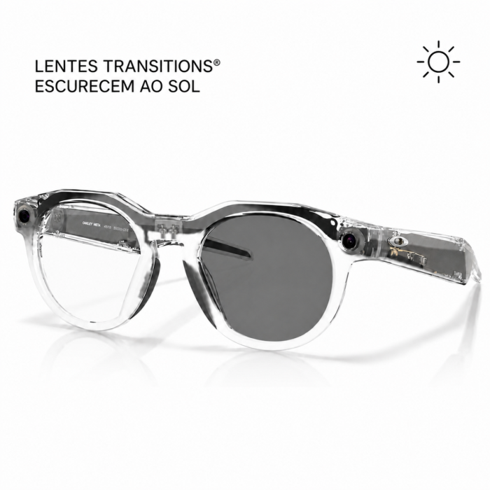 Óculos Oakley Meta HSTN Clear Transitions Grey