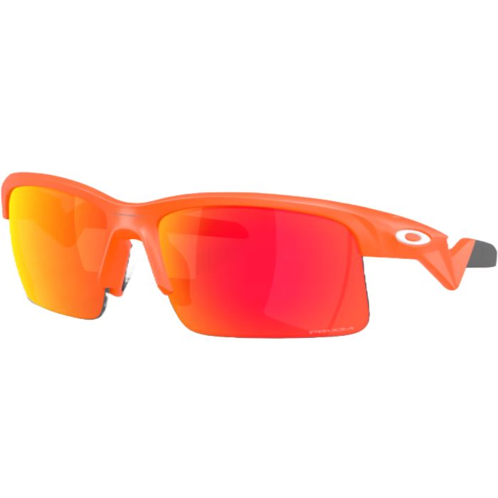 Óculos de Ciclismo Oakley Capacitor Matte Neon Orange Prizm Ruby
