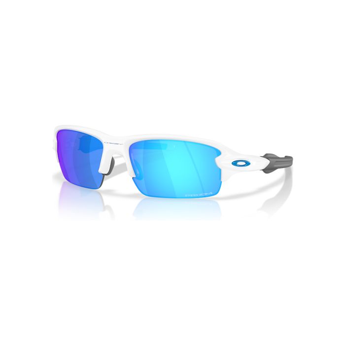 Óculos de Sol Oakley Flak 2.0 S – Polished White com Lentes Prizm™ Sapphire