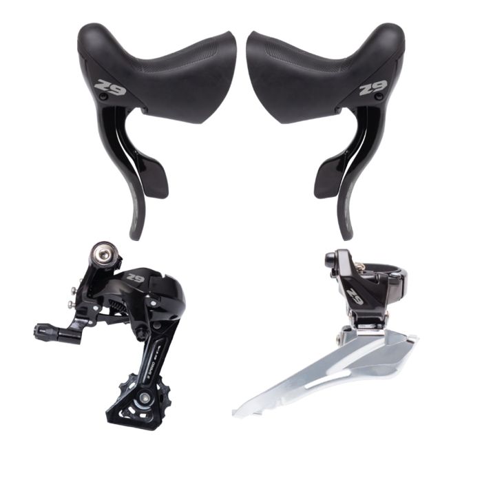 Kit Câmbio Speed Gta 2x9 V Câmbio Dianteiro e Traseiro e Alavanca de Câmbio