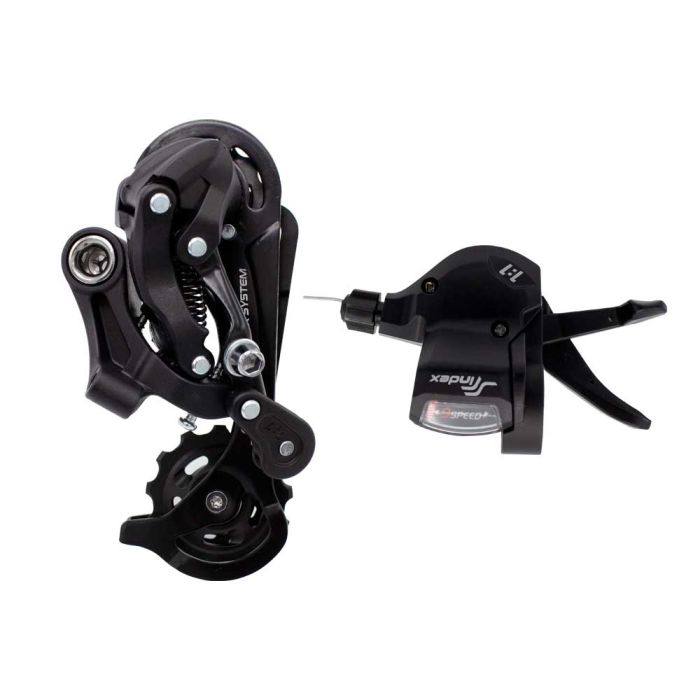 Kit  Cambio 9 Velocidades Com Alavanca Rapid Fire