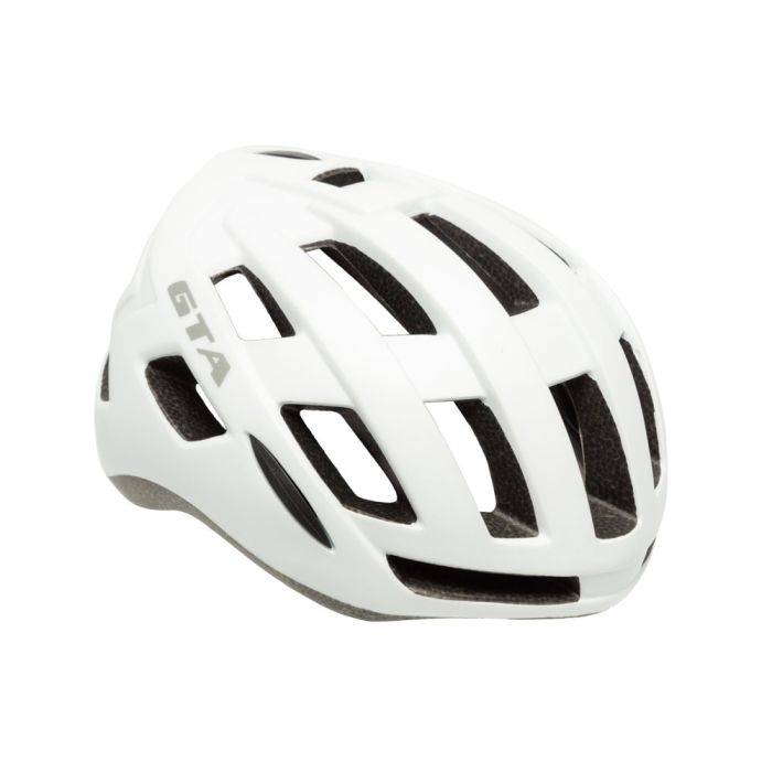 Capacete Mtb Gta Rider Ciclismo Bike Led Traseiro In Mold -58-62cm-Branco