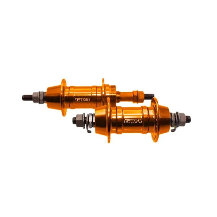 Cubo GTA Alumínio V-Brake Rolamento Laranja