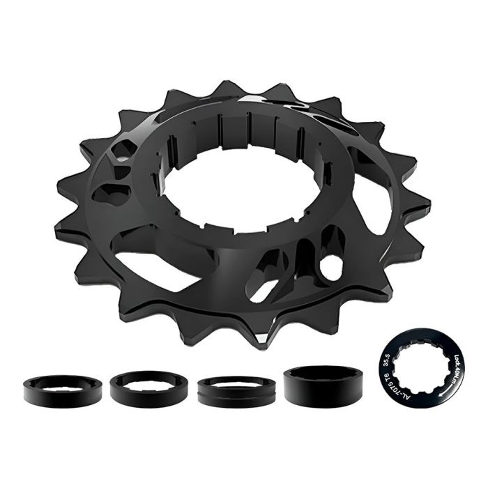 Kit Conversor Single Speed Tanke 18 Dentes Padrão HG Cassete Preto