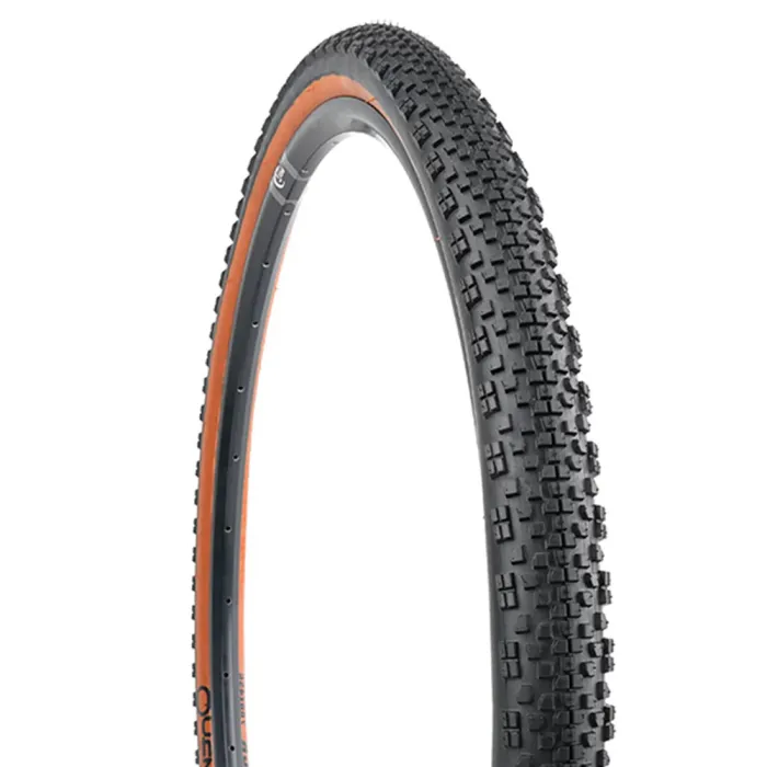 Pneu Gravel Ontrack Xpack 700x45C Tubeless Kevlar 60 TPI Preto com Faixa Marrom