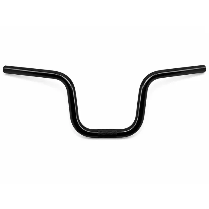 Guidão aço tipo titan preto 640x150 para suporte guidão 22,20mm