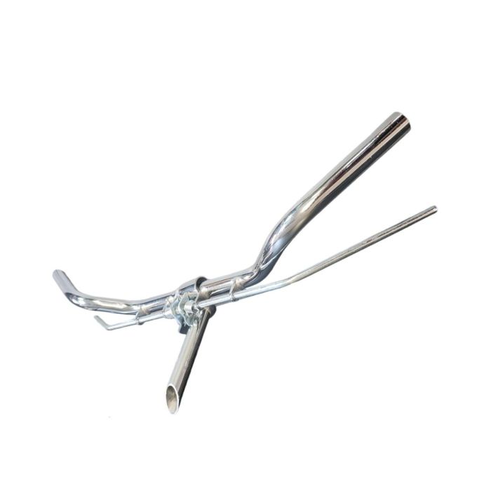 Guidão Sueco 21.1mm Cromado com Expander 10mm