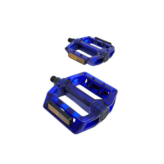 Par Pedal Plataforma Bicicleta Freestyle 9/16 Rosca Grossa Acr&iacute;lico