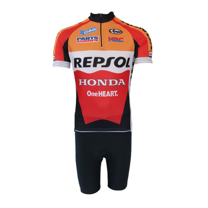 Conjunto Ciclismo Bermuda e Camisa Repsol