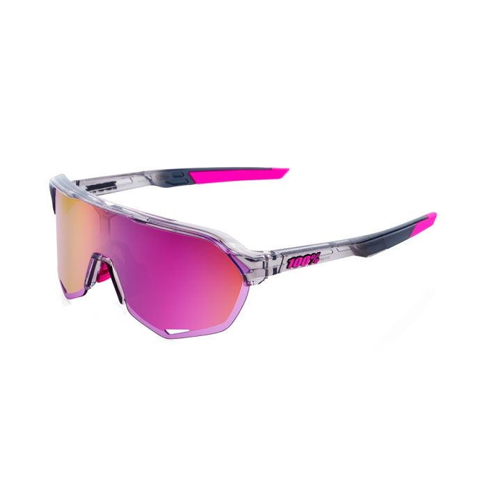 Óculos Ciclismo 100% S2 Polished Translucent Gray