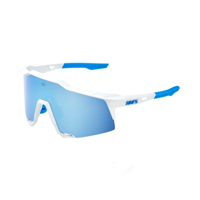 Óculos Ciclismo 100% SpeedCraft Movistar Team White