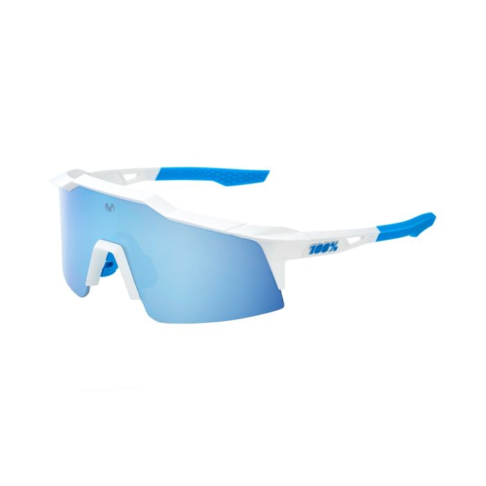 Óculos Ciclismo 100% SpeedCraft SL Movistar Team White