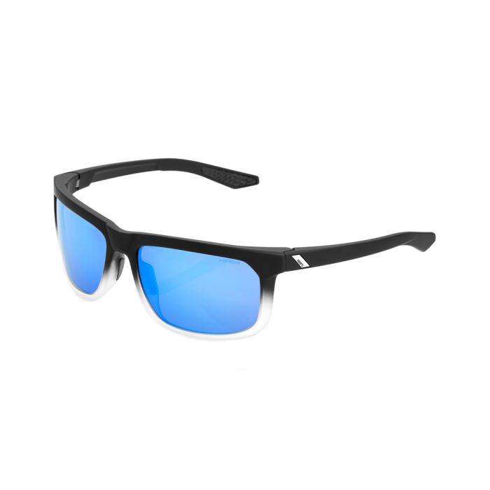 Óculos Casual 100% Hakan Soft Tact Black White Fade