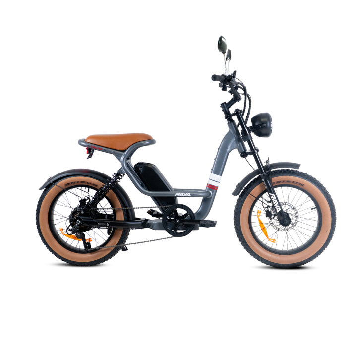E-Pulse Elétrica 750W 48V 15,6Ah Aro 20 Full Suspension Cinza