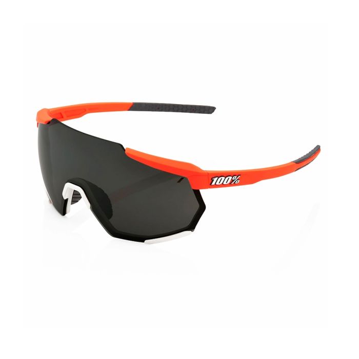 Óculos Ciclismo 100% Racetrap Soft Tact Oxyfire Black Mirror Lens
