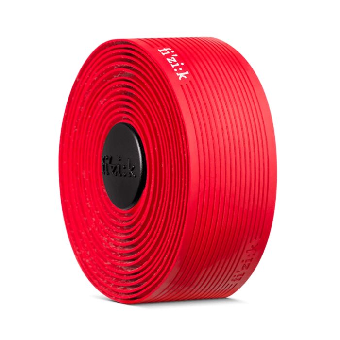 Fita de Guidão Fizik Vento Microtex Tacky Vermelha 2.7mm