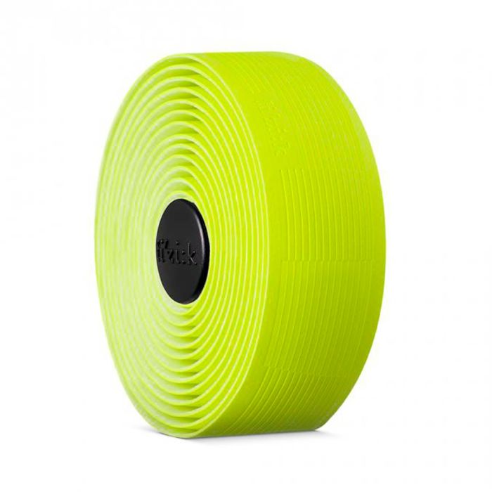 Fita de Guidão Fizik Vento Solocush Tacky Amarela Fluorescente 2.7mm