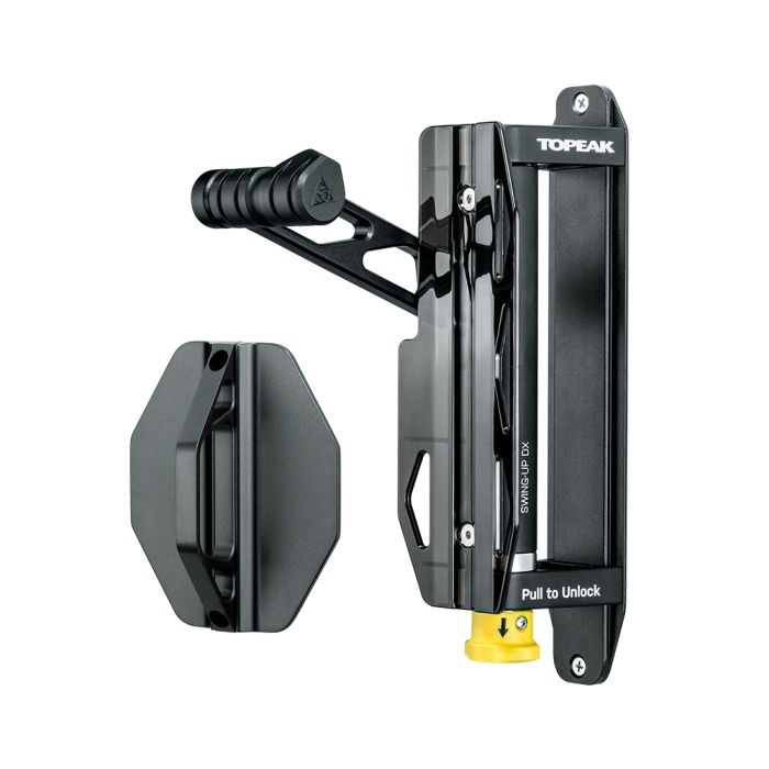 Suporte de Parede Gancho Topeak Swing-up DX com Trava Bike para Bicicleta