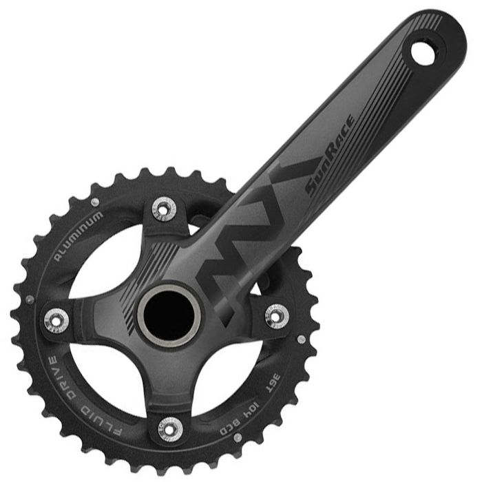 Pedivela Driven MX 32D 175mm Preto - Sunrace