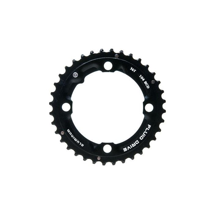 Coroa 36d Aluminio Sr Ms 4F Preto