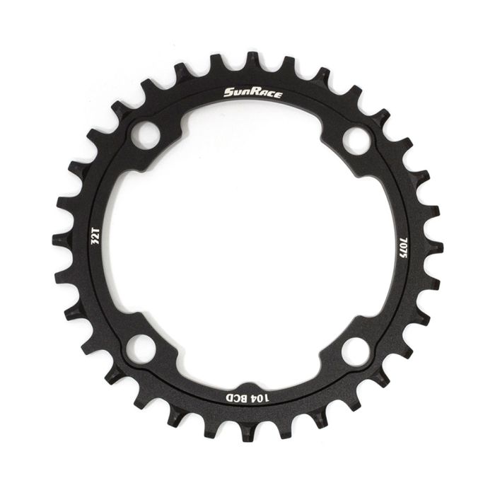 Coroa SunRace MX04 32 Dentes 4 Furos BCD 104 mm