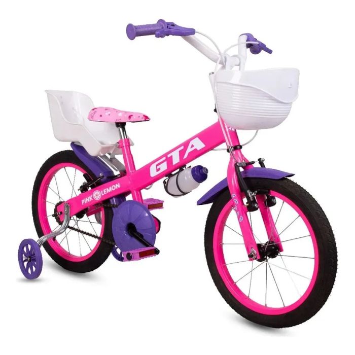 Bicicleta Infantil Aro 16 Pink Lemon