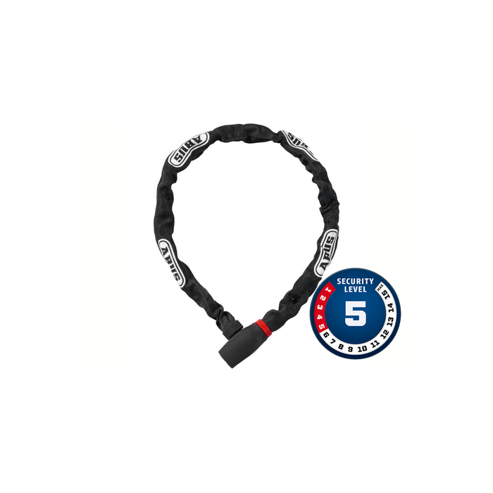 Cadeado Abus Nível 05 - U-Grip Chain 585/75 Corrente Aço C/ Revestimento Preto