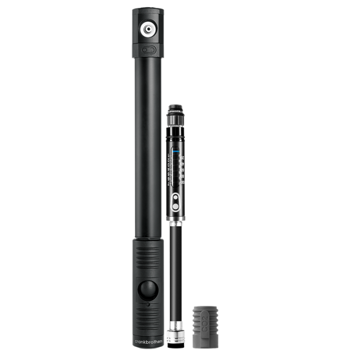Bomba Crankbrothers Klic HV Alto Volume com Manometro e Inflador de Co2