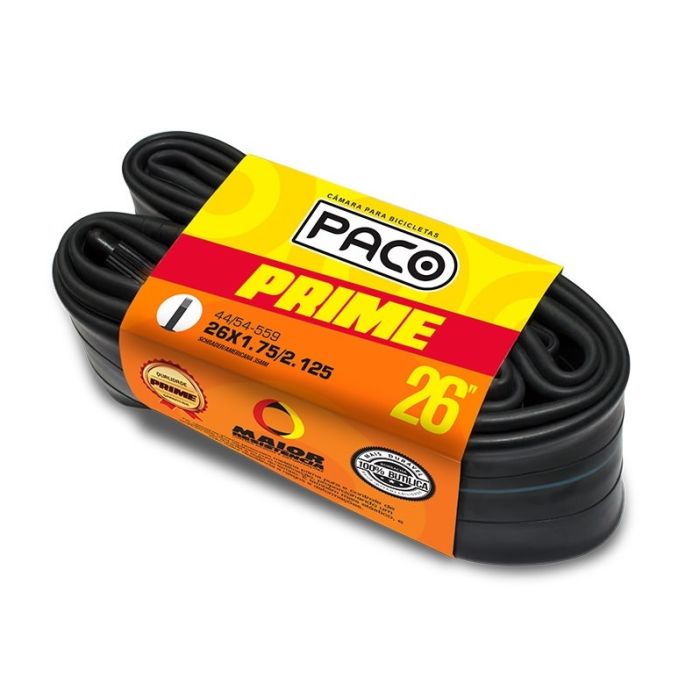 Câmara de Ar Paco Prime Aro 26x1.75 - Bico Grosso