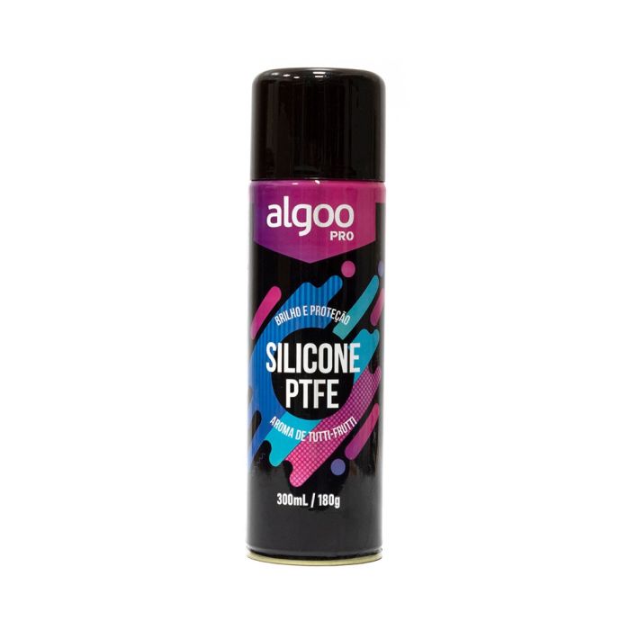Óleo Spray Algoo Silicone PTFE Com Essência de Tutti-Frutti 300 ml