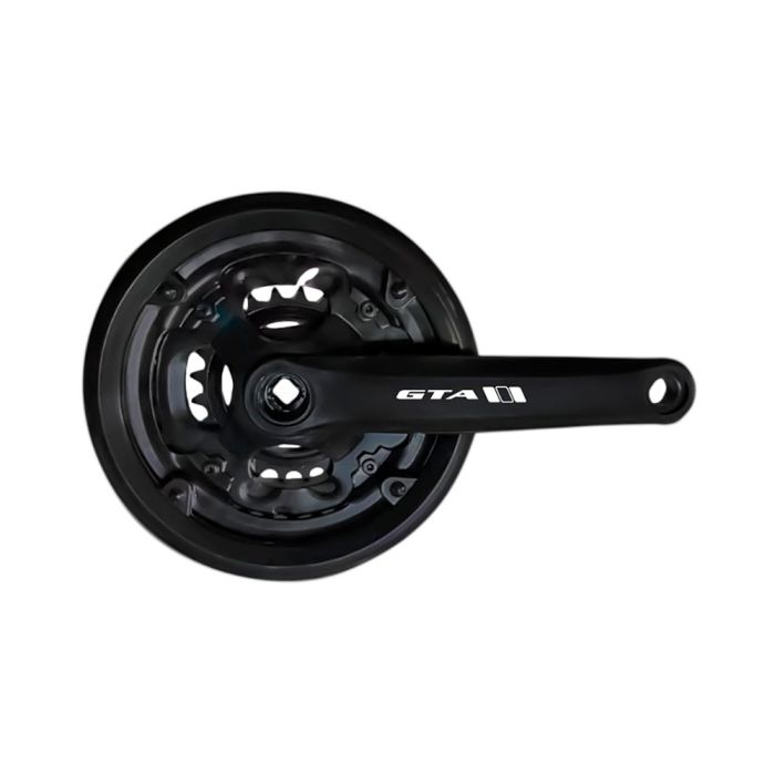 Pedivela Triplo GTA Coroa e Engrenagem 24/34/42 Dentes Com Braço de Aço