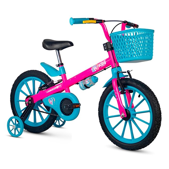 Bicicleta Infantil Aro 16 Absolute Kids Unicórnio