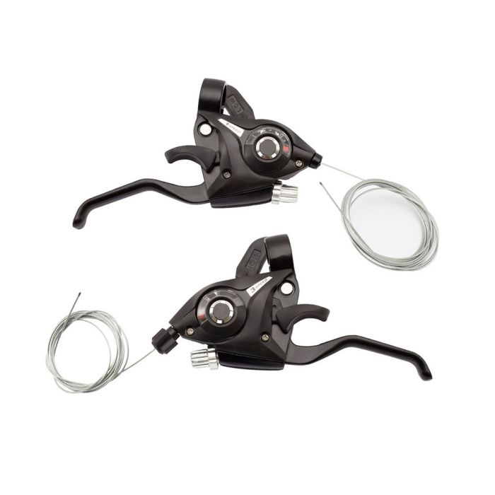 Alavanca de Câmbio Paco V-Fire 27V com Cabos Maçaneta Poly