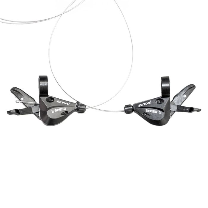 Alavanca de Câmbio Rapid Fire 24v com Cabos cor Preto