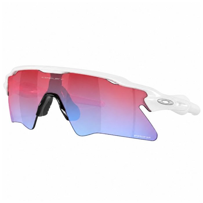 Óculos Ciclismo Oakley Radar Ev Heater Polished White Prizm Snow Sapphire