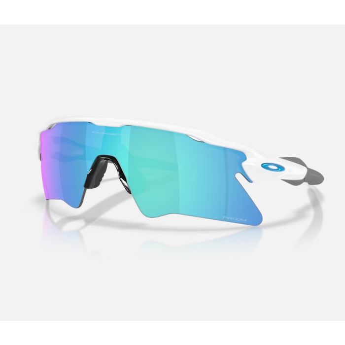 Óculos Ciclismo Oakley Radar Ev Heater Polished White Prizm Sapphire