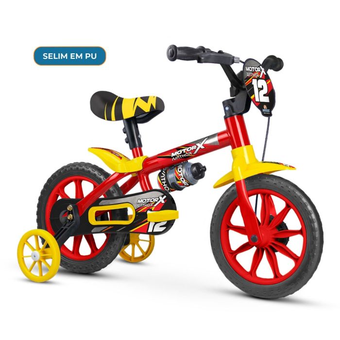 Bicicleta Infantil Nathor Motor X Aro 12 