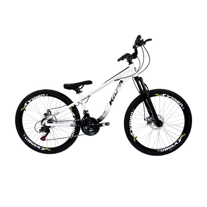Bicicleta aro 26 Kapa do Grau Freeride Dirt 21v -Branco