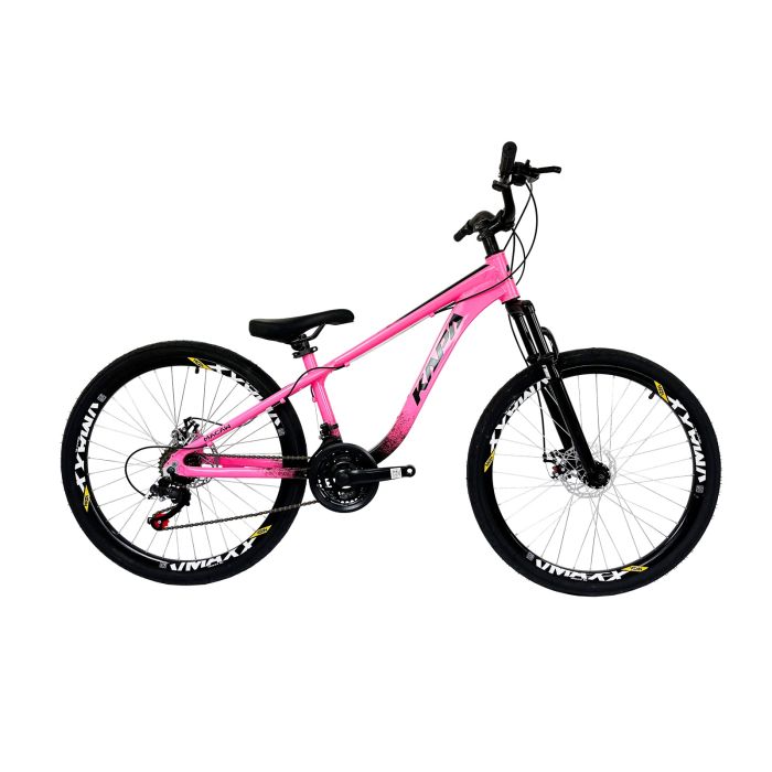 Bicicleta aro 26 Kapa do Grau Freeride Dirt 21v -Amarelo
