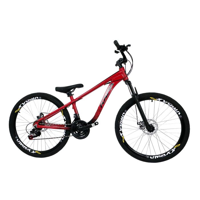 Bicicleta aro 26 Kapa do Grau Freeride Dirt 21v -Vermelho