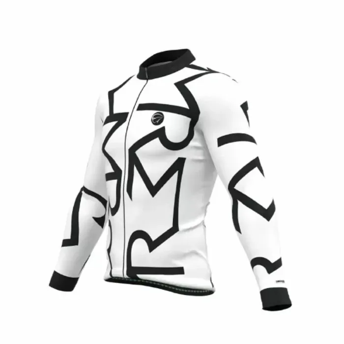 Camisa Ciclismo Feminina Mauro Ribeiro Identite Manga Longa Branca