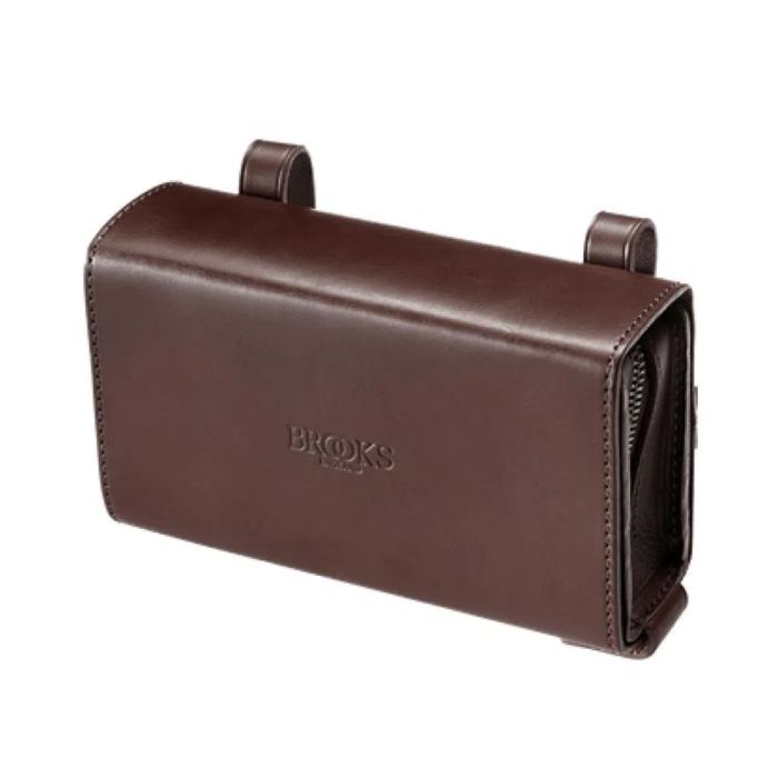 Bolsa de Selim Brooks D-Shaped Pre Aged - Couro Natural