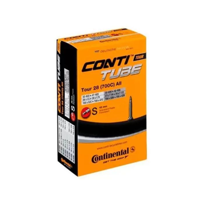 Câmara Continental Tour Tube All 28 (700C) Presta 42 mm