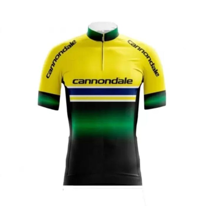 Camisa Ciclismo Befast Cannondale Brasil Amarelo