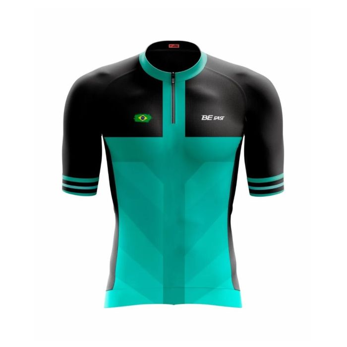 Camisa Ciclismo Befast Smart Verde Água