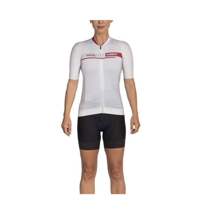 Camisa Ciclismo Feminina Woom Supreme Bianchi