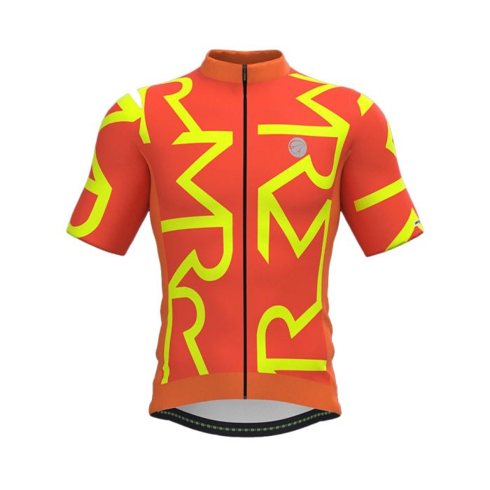Camisa Ciclismo Mauro Ribeiro Identité-Vermelho-Amarelo-GG
