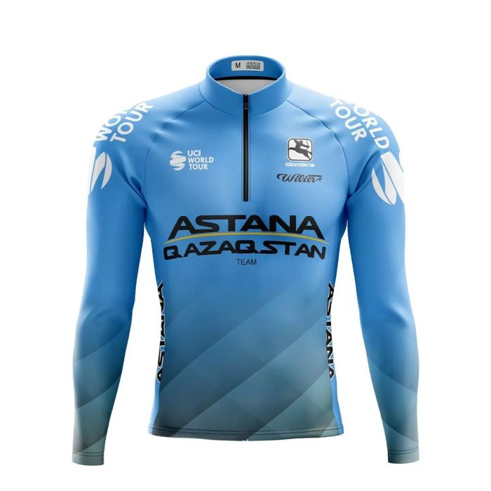 Camisa Manga Longa Ciclismo GPX Astana