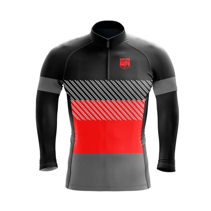Camisa Ciclismo Manga Longa GPX Speed Red